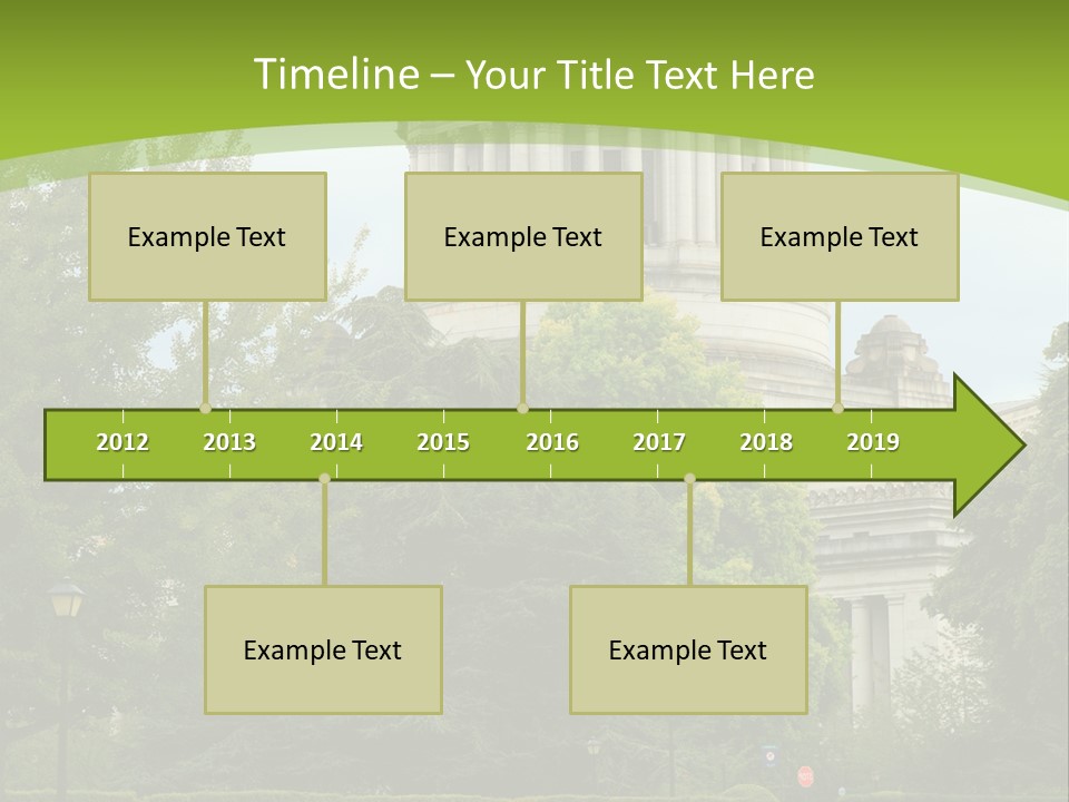 Legislature Olympia Politics PowerPoint Template