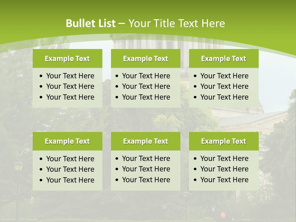 Legislature Olympia Politics PowerPoint Template