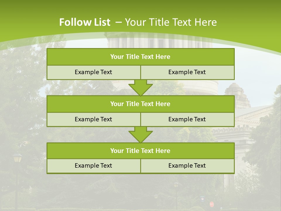 Legislature Olympia Politics PowerPoint Template