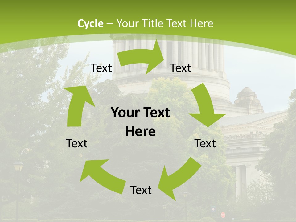 Legislature Olympia Politics PowerPoint Template
