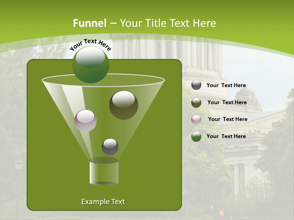 Legislature Olympia Politics PowerPoint Template