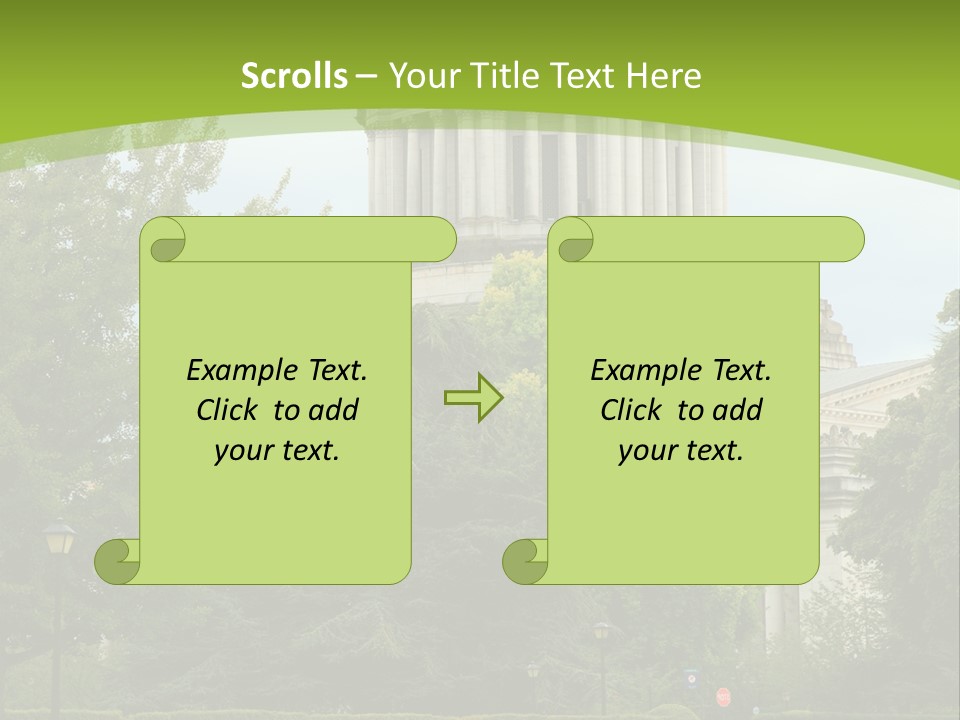 Legislature Olympia Politics PowerPoint Template