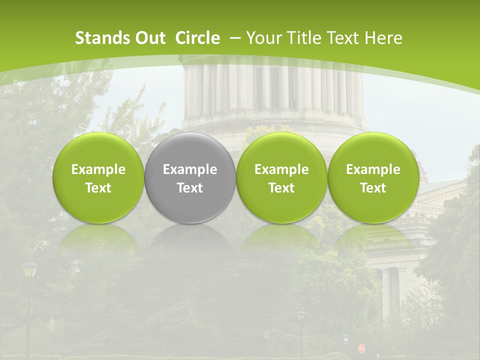 Legislature Olympia Politics PowerPoint Template