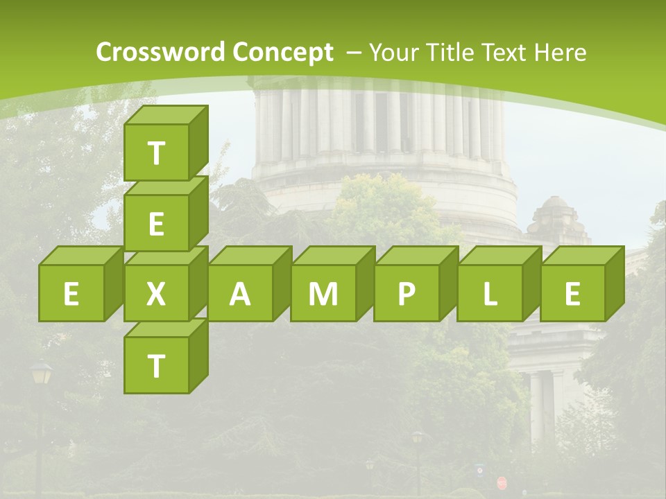 Legislature Olympia Politics PowerPoint Template