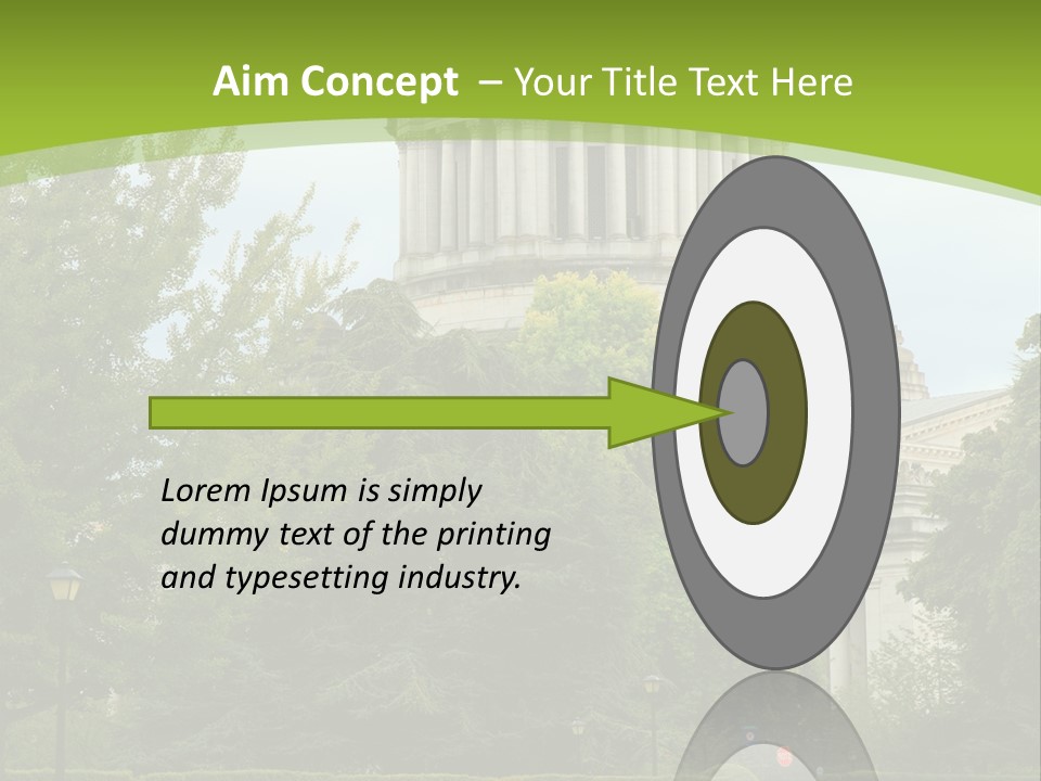 Legislature Olympia Politics PowerPoint Template