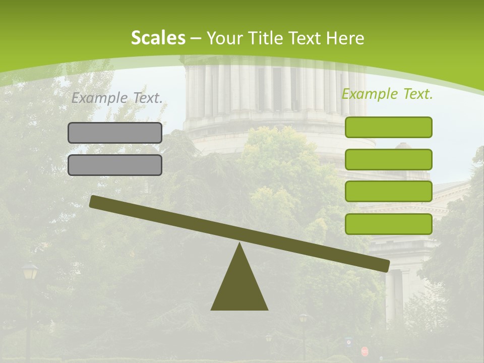 Legislature Olympia Politics PowerPoint Template