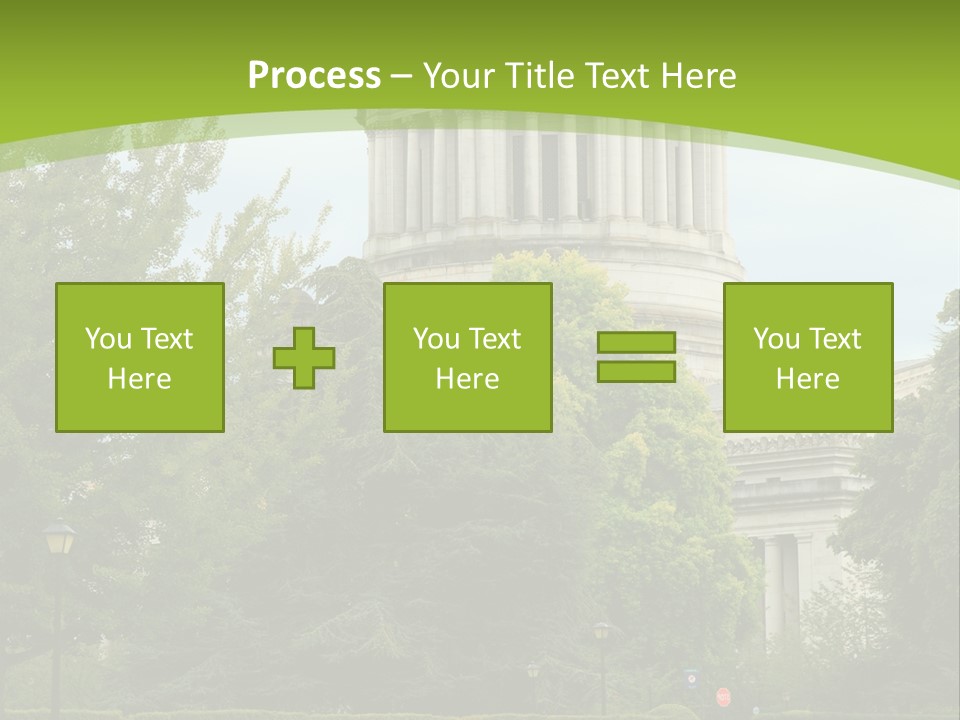 Legislature Olympia Politics PowerPoint Template