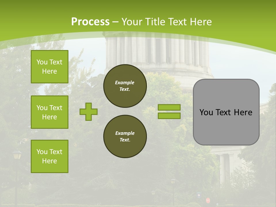Legislature Olympia Politics PowerPoint Template
