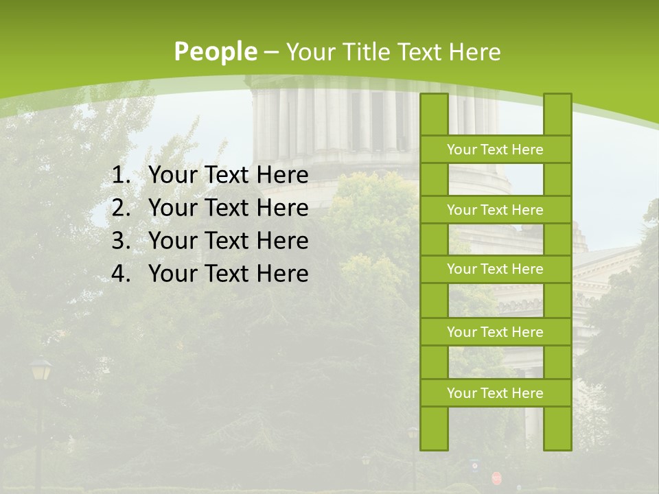 Legislature Olympia Politics PowerPoint Template