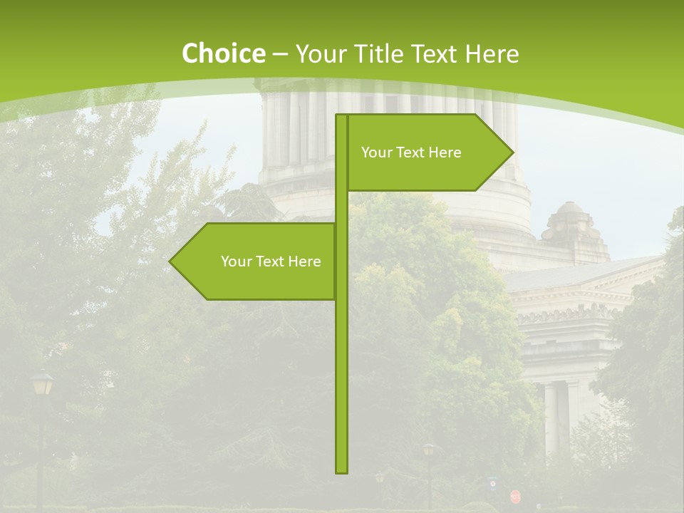 Legislature Olympia Politics PowerPoint Template
