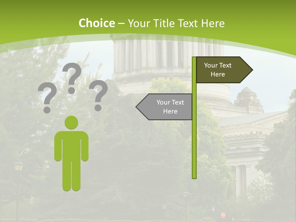 Legislature Olympia Politics PowerPoint Template