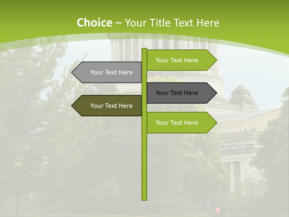 Legislature Olympia Politics PowerPoint Template