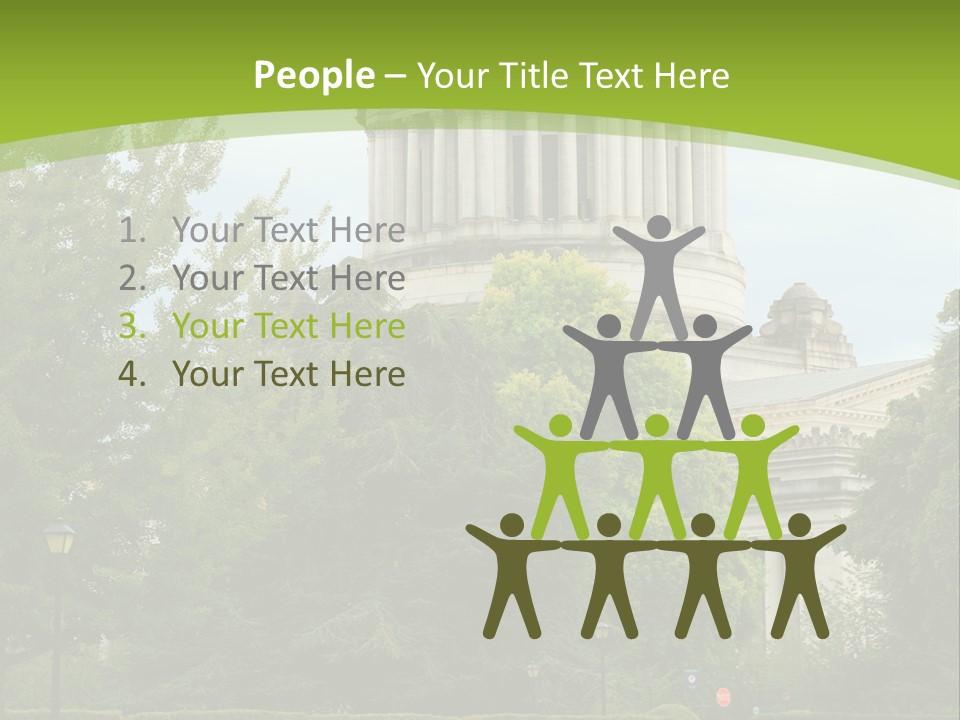 Legislature Olympia Politics PowerPoint Template