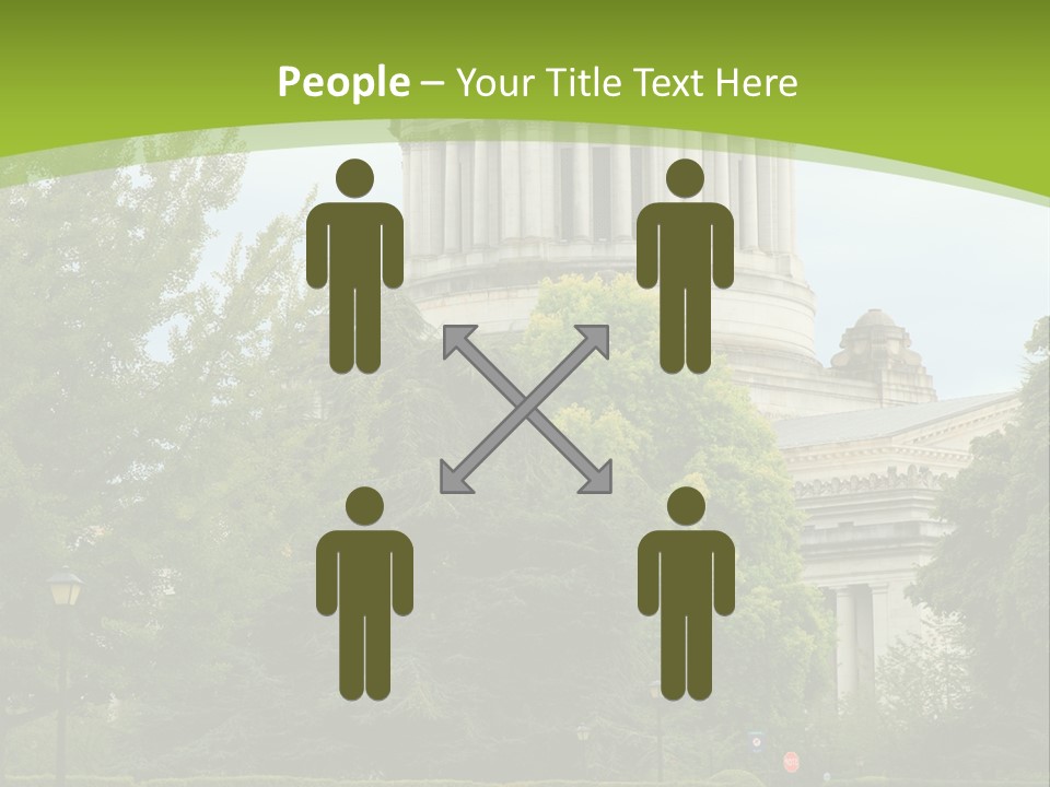Legislature Olympia Politics PowerPoint Template