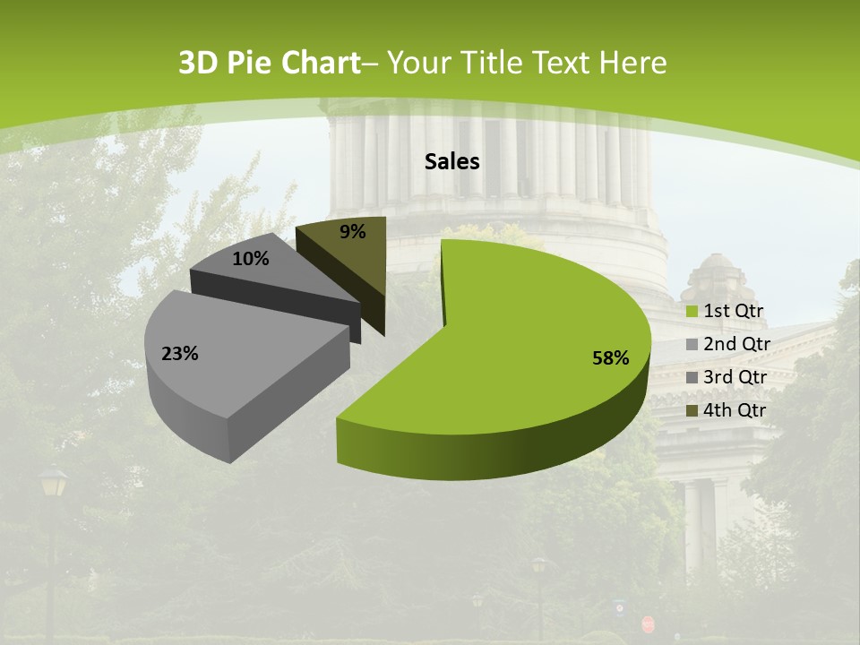 Legislature Olympia Politics PowerPoint Template