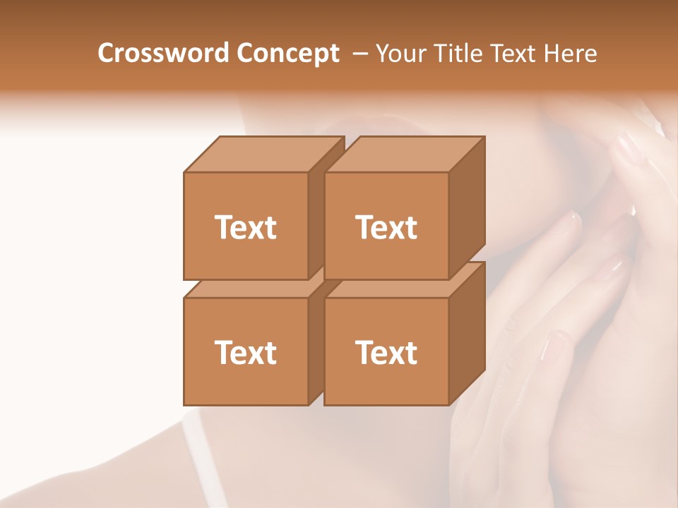 Unrecognizable Body Face PowerPoint Template