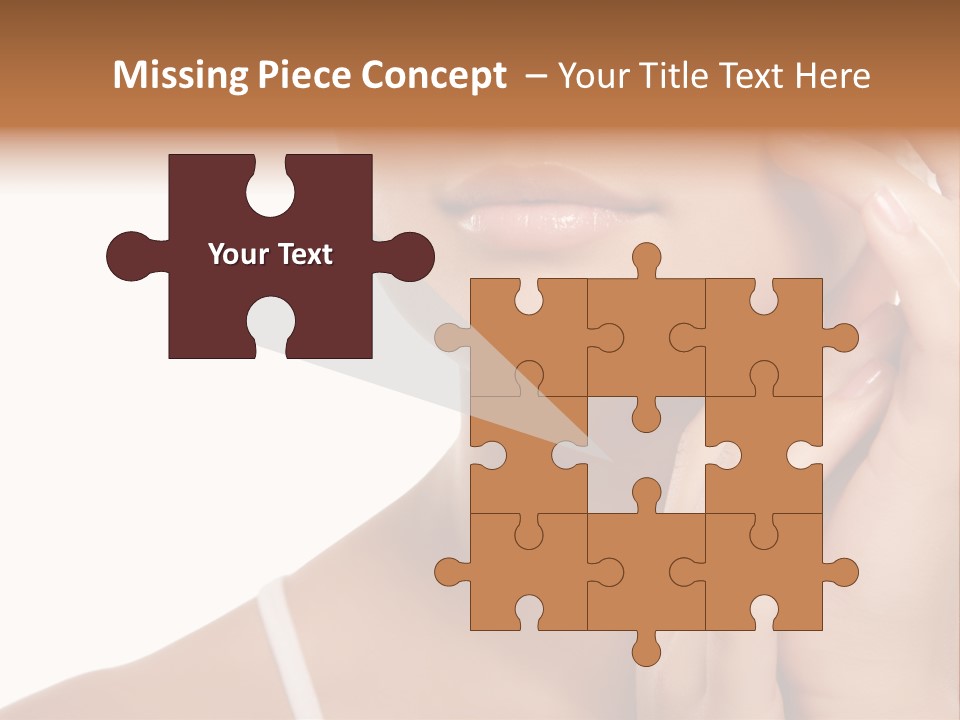 Unrecognizable Body Face PowerPoint Template