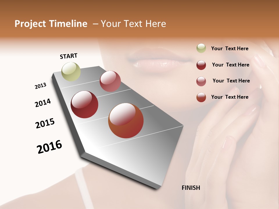 Unrecognizable Body Face PowerPoint Template