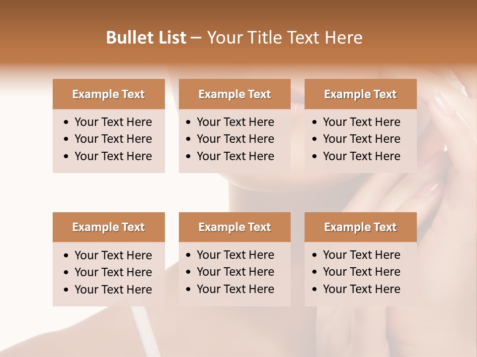 Unrecognizable Body Face PowerPoint Template