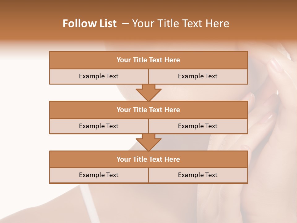 Unrecognizable Body Face PowerPoint Template