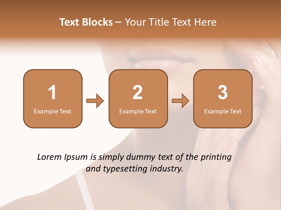Unrecognizable Body Face PowerPoint Template