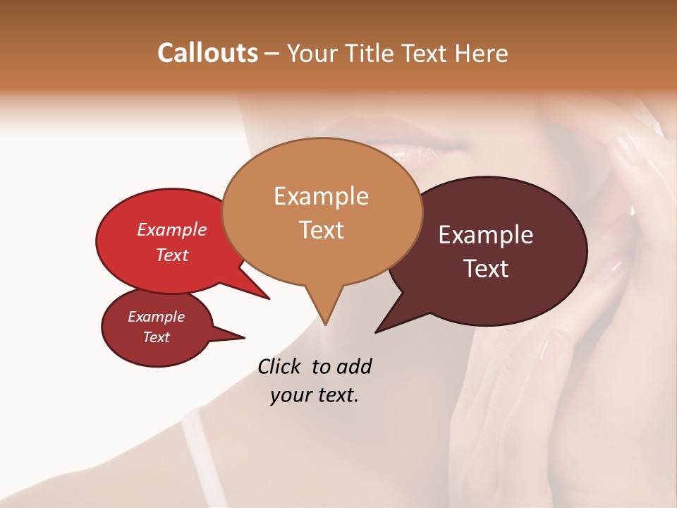 Unrecognizable Body Face PowerPoint Template