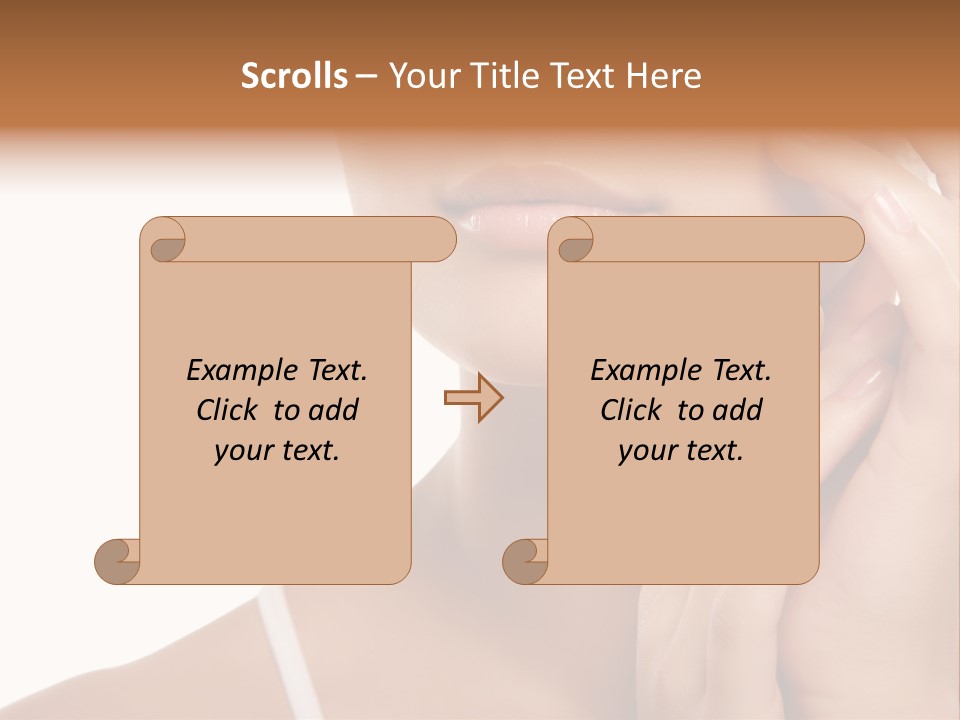 Unrecognizable Body Face PowerPoint Template