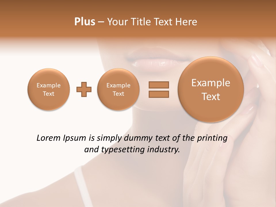 Unrecognizable Body Face PowerPoint Template