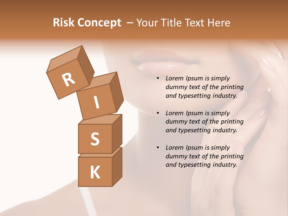 Unrecognizable Body Face PowerPoint Template