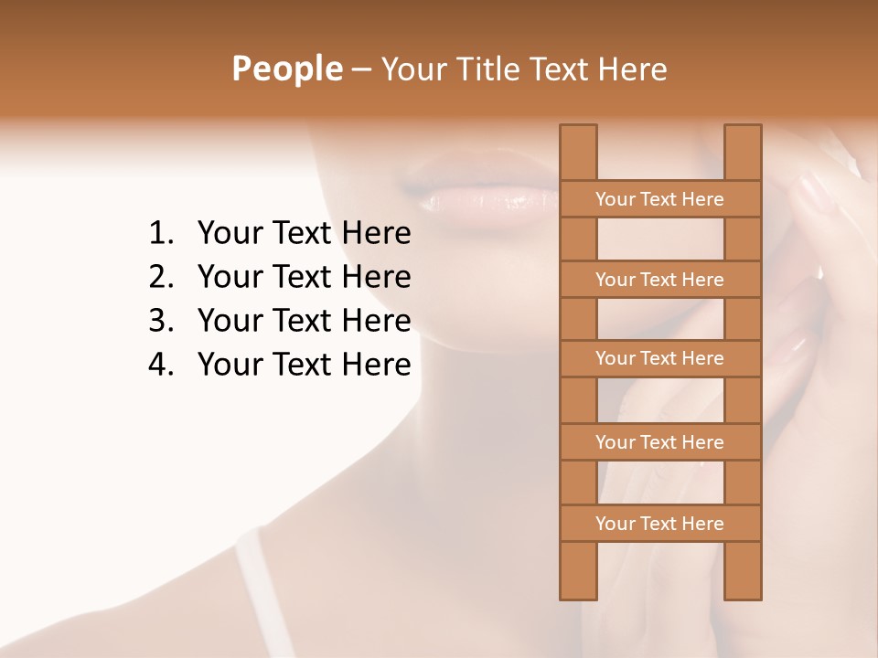 Unrecognizable Body Face PowerPoint Template