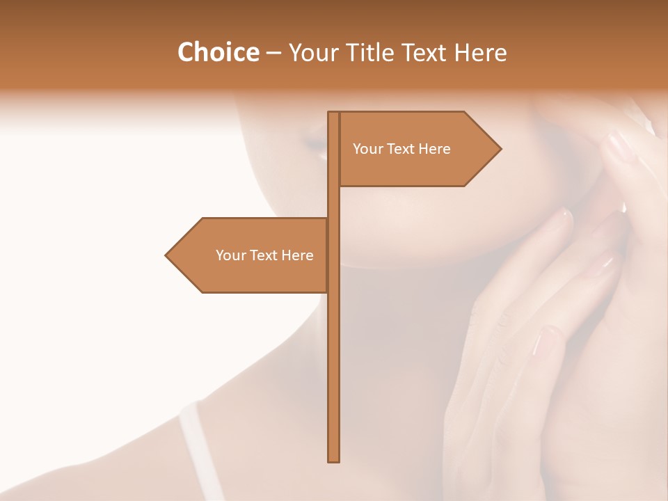 Unrecognizable Body Face PowerPoint Template