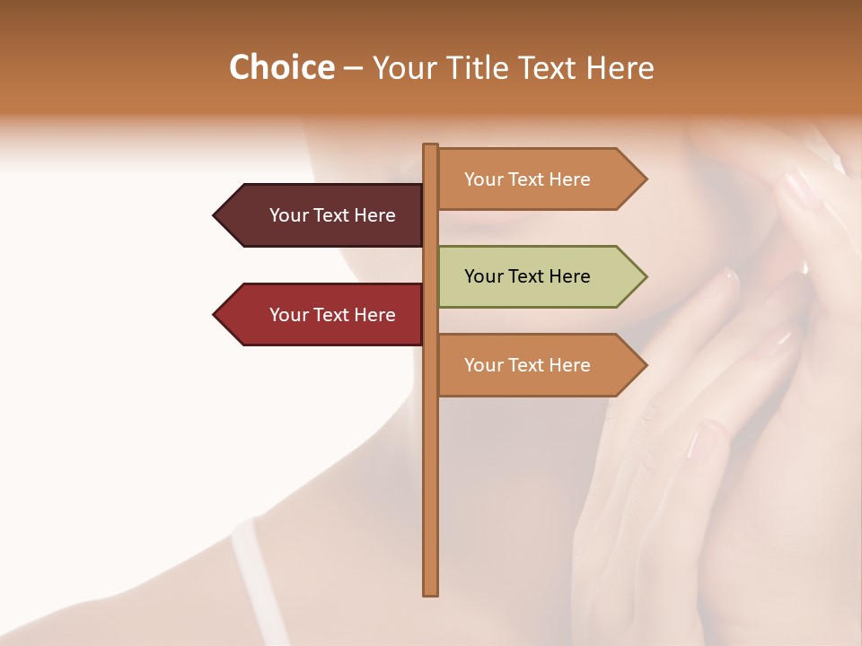 Unrecognizable Body Face PowerPoint Template