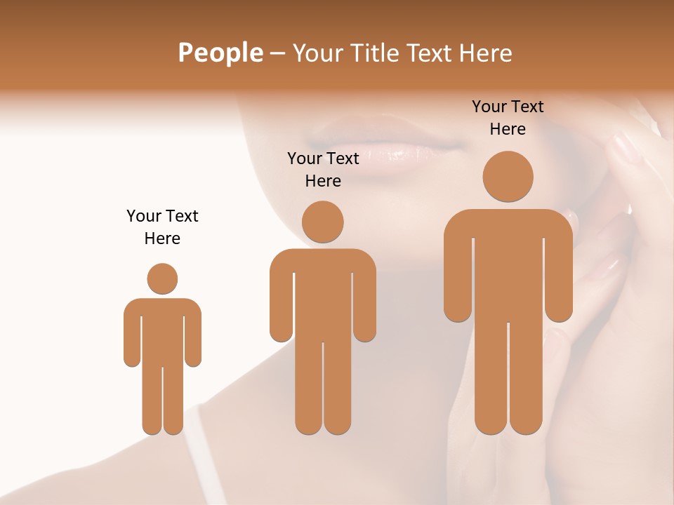 Unrecognizable Body Face PowerPoint Template