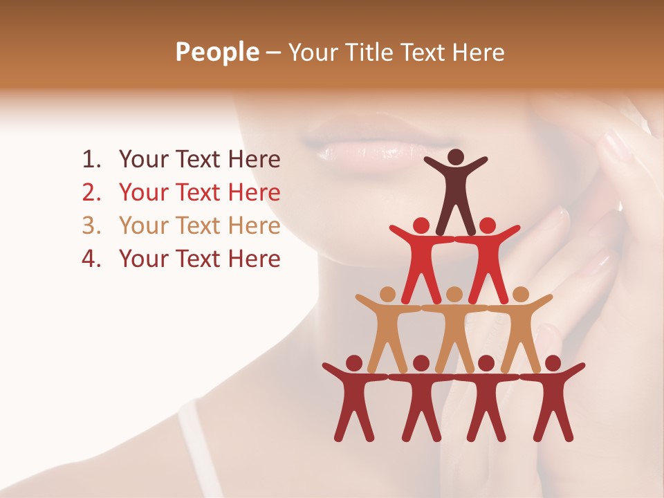 Unrecognizable Body Face PowerPoint Template