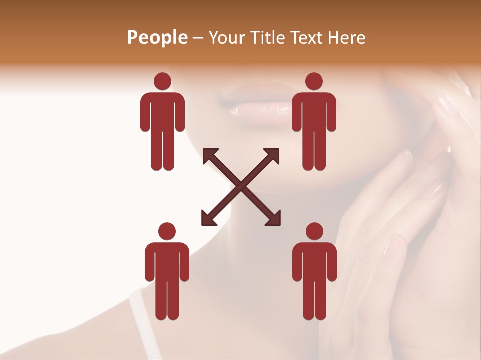 Unrecognizable Body Face PowerPoint Template