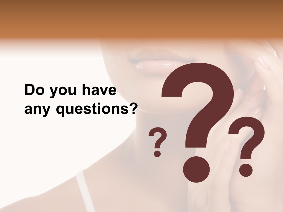 Unrecognizable Body Face PowerPoint Template