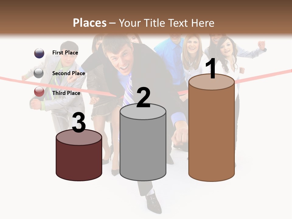 Race People Position PowerPoint Template