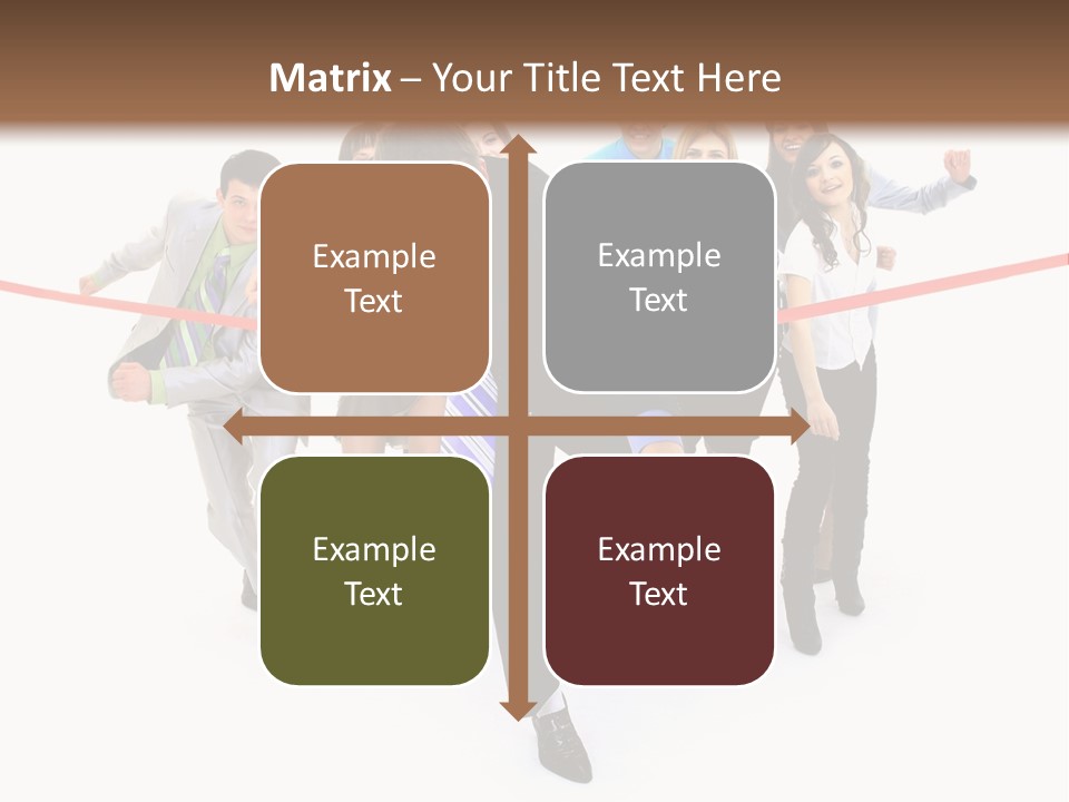 Race People Position PowerPoint Template