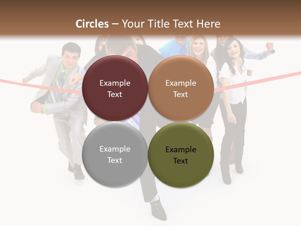 Race People Position PowerPoint Template
