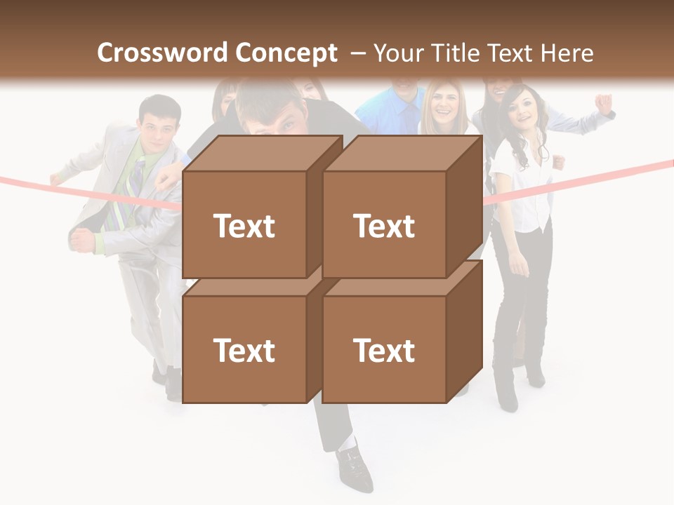 Race People Position PowerPoint Template