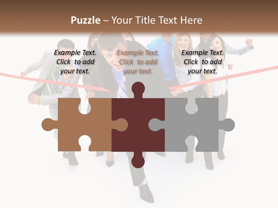 Race People Position PowerPoint Template