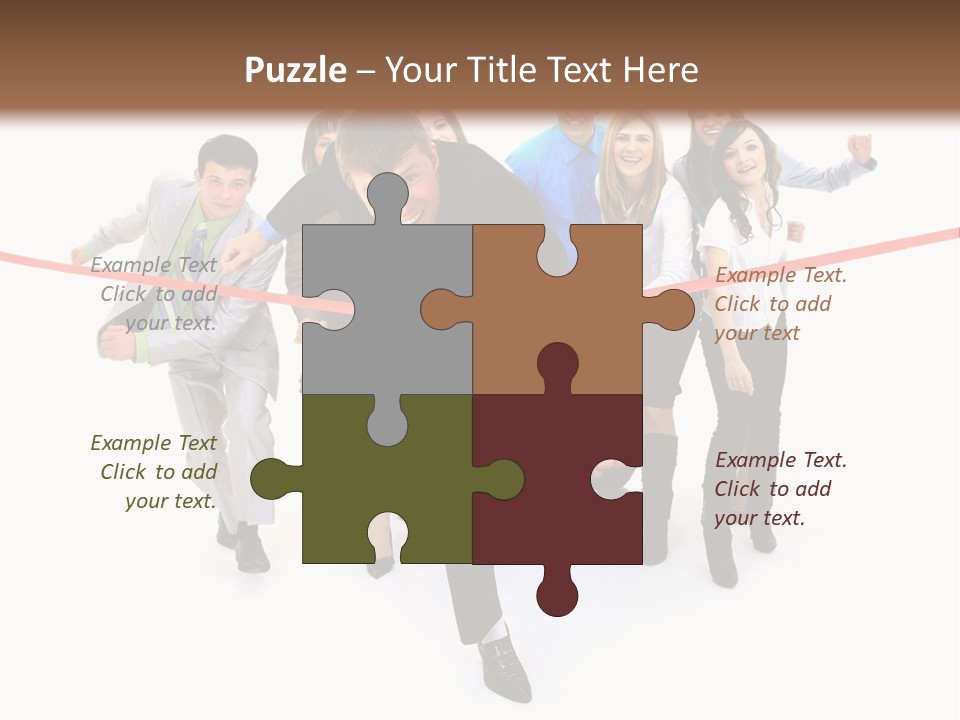 Race People Position PowerPoint Template