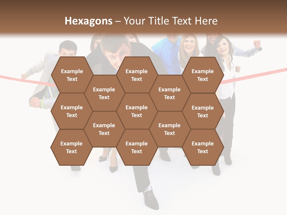 Race People Position PowerPoint Template