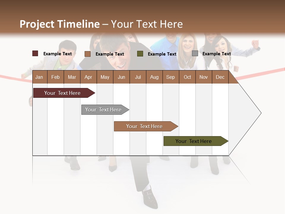 Race People Position PowerPoint Template