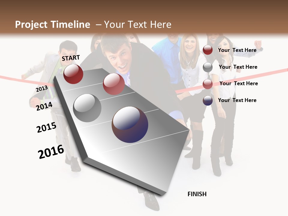 Race People Position PowerPoint Template