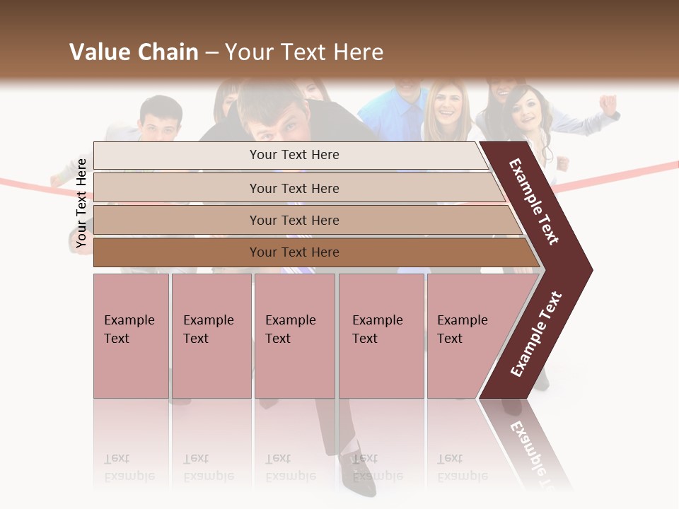 Race People Position PowerPoint Template