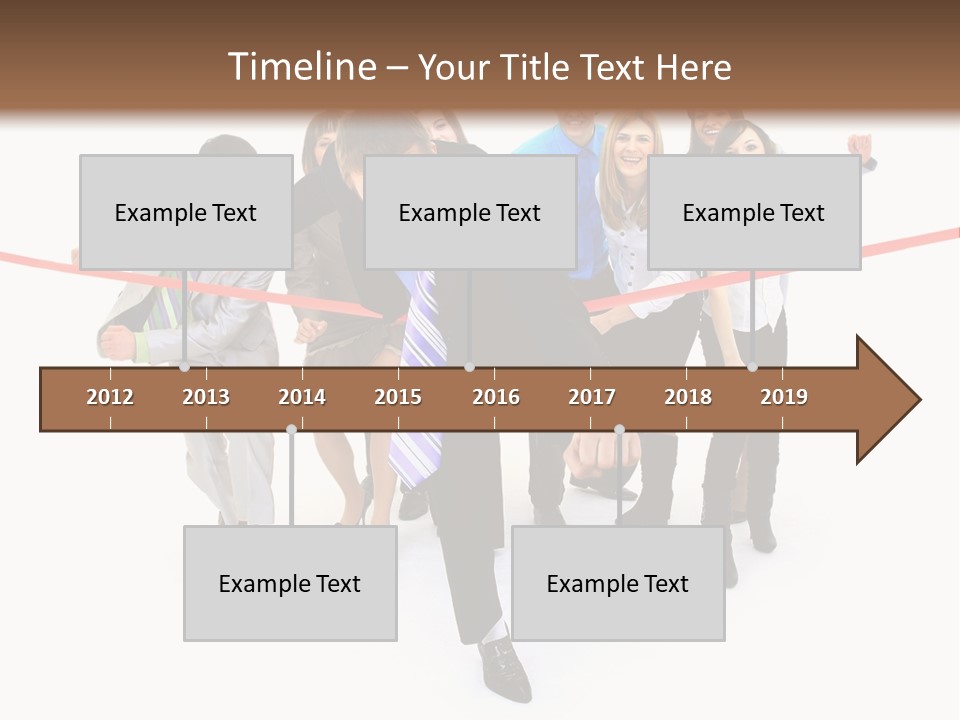 Race People Position PowerPoint Template