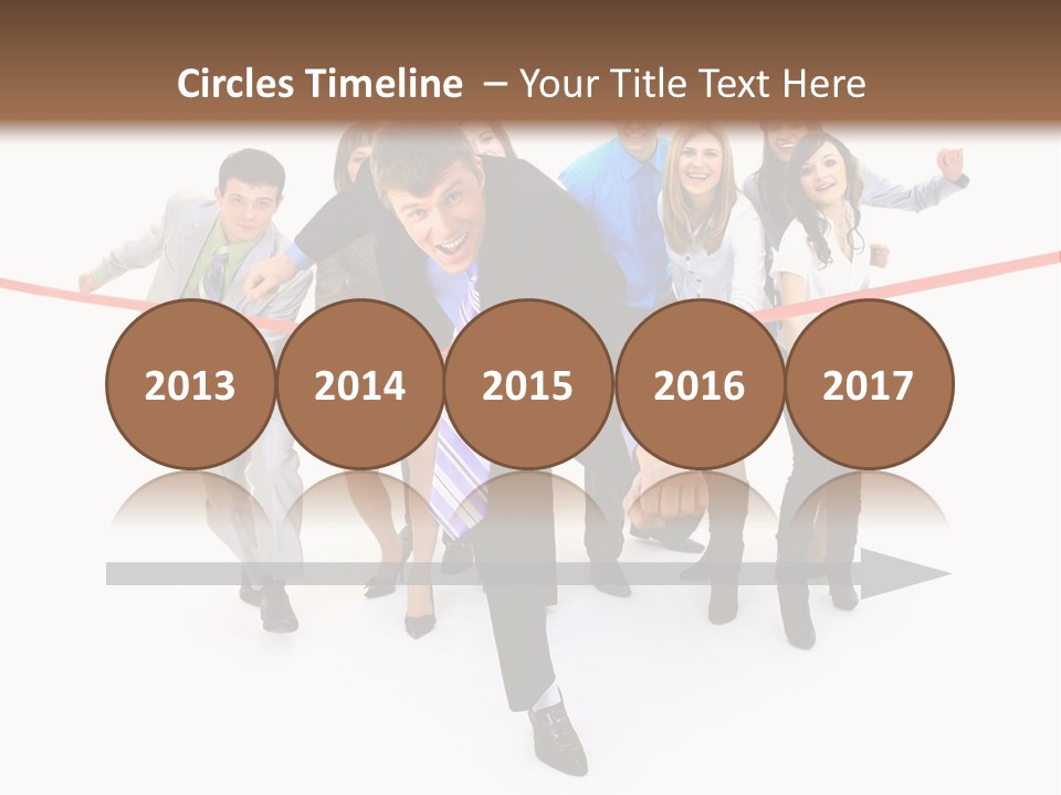 Race People Position PowerPoint Template