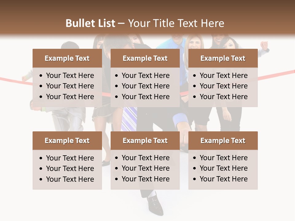 Race People Position PowerPoint Template