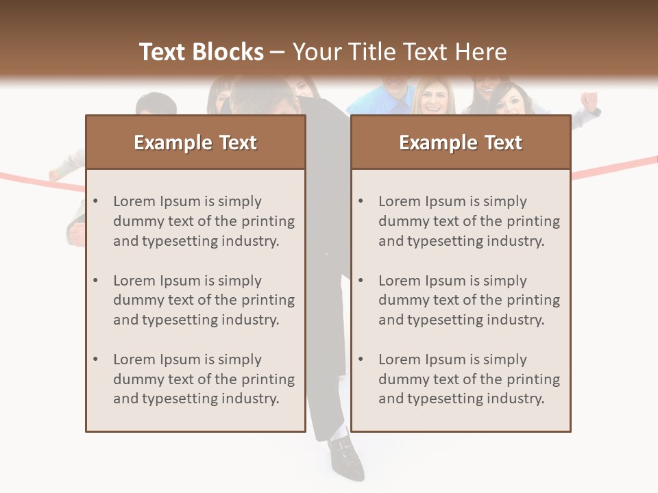 Race People Position PowerPoint Template
